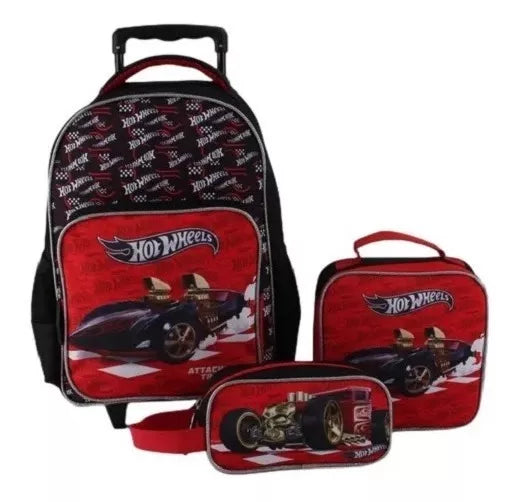 Kit Mochila Hot Wheels